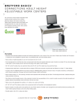 Bretford Rectangle Basic Computer Table