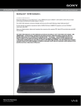 Sony AW VGN-AW270Y/Q notebook