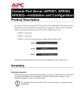 APC 32 Port Console Port Server