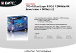Emtec DVD+R DL 8.5GB, 8x (5)