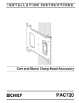 Chief PAC720 flat panel floorstand