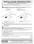 Chief SLB218 projector accessory