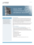 Juniper JX-2T1-RJ48-S