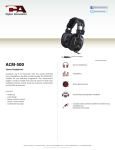 Cyber Acoustics ACM-500 headphone