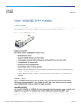 Cisco SFP-10G-LR network transceiver module