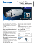 Panasonic WV-NP1000 surveillance camera