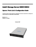 Intel SSR212MC2RBR storage server