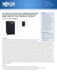 Tripp Lite SmartOnline 3-Phase In/Out 120/208V 30kVA 24kW On-Line Double-Conversion UPS, Extended Run, SNMP, Webcard, Tower, DB9 Serial, Hardwire