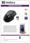 Sandberg Wireless Mini Laser Mouse