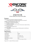 ENCORE 2-Port KVM Switch