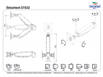 Dataflex ViewMaster M6 Monitor Arm 032