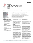 Microsoft SQL Server Web 2008 R2, Sngl, OLP-NL, 1CPU