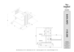 Dataflex PRX Acoustic Hood Stand 2 Shelves 350