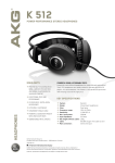 AKG K512 headphone