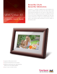 Viewsonic VFA724W-10 digital photo frame