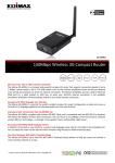 Edimax 3G-6200nL Wi-Fi Ethernet LAN Black