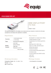 LevelOne equip Mini DisplayPort/ VGA Konverter