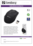 Sandberg Wireless Laser Mouse Pro