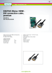 Digitus 5m HDMI / DVI cable