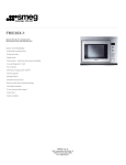 Smeg FMC30X-1 microwave