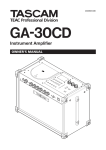 Tascam GA-30CD AV receiver