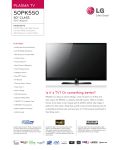 LG 50PK550 plasma panel