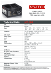 MS-Tech MP-600 power supply unit