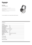 Panasonic RP-HT360E-S headphone