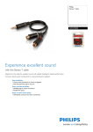 Philips Stereo Y cable SWA7555S