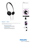 Philips SHL2800 Lightweight Headphones