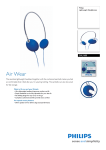 Philips Lightweight Headphones SHL1600
