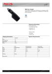 NGS NDSi Car charger