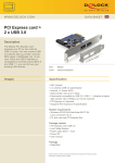 DeLOCK 2x USB 3.0 PCI Express card