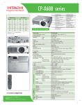 Hitachi CP-X608