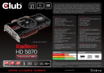 CLUB3D HD5870 Overclocked Edition 1GB