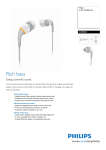 Philips In-Ear Headphones SHE9551