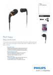 Philips SHE9550 In-Ear Headphones