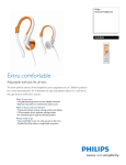 Philips Earhook Headphones SHS4846