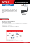 Buffalo Wireless-N Nfiniti Broadband ADSL2+ Modem Router ADSL Wi-Fi Ethernet LAN