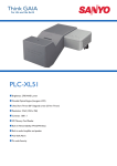 Sanyo PLC-XL51A data projector