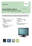 Fujitsu SCALEOVIEW Series L19W-10