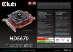 CLUB3D HD5670 1024 MB GDDR5 128 Bit PCI-E 1GB