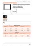 Projecta Fast-Fold Deluxe Masking Panel 142 x 244