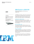 IBM eServer x3250 M3 G1101-2.26GHz 2MB 1GB
