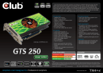 CLUB3D CGNX-TS2524GCI 1GB graphics card