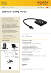 DeLOCK eSATAp Card Reader