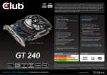 CLUB3D CGNX-G242WI GeForce GT 240 graphics card