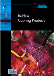 Belden UTP CAT6 4PR cable, LSZH, 500m