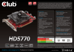 CLUB3D CGAX-57724I 1GB graphics card