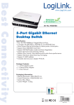 LogiLink Gigabit Desktop Switch